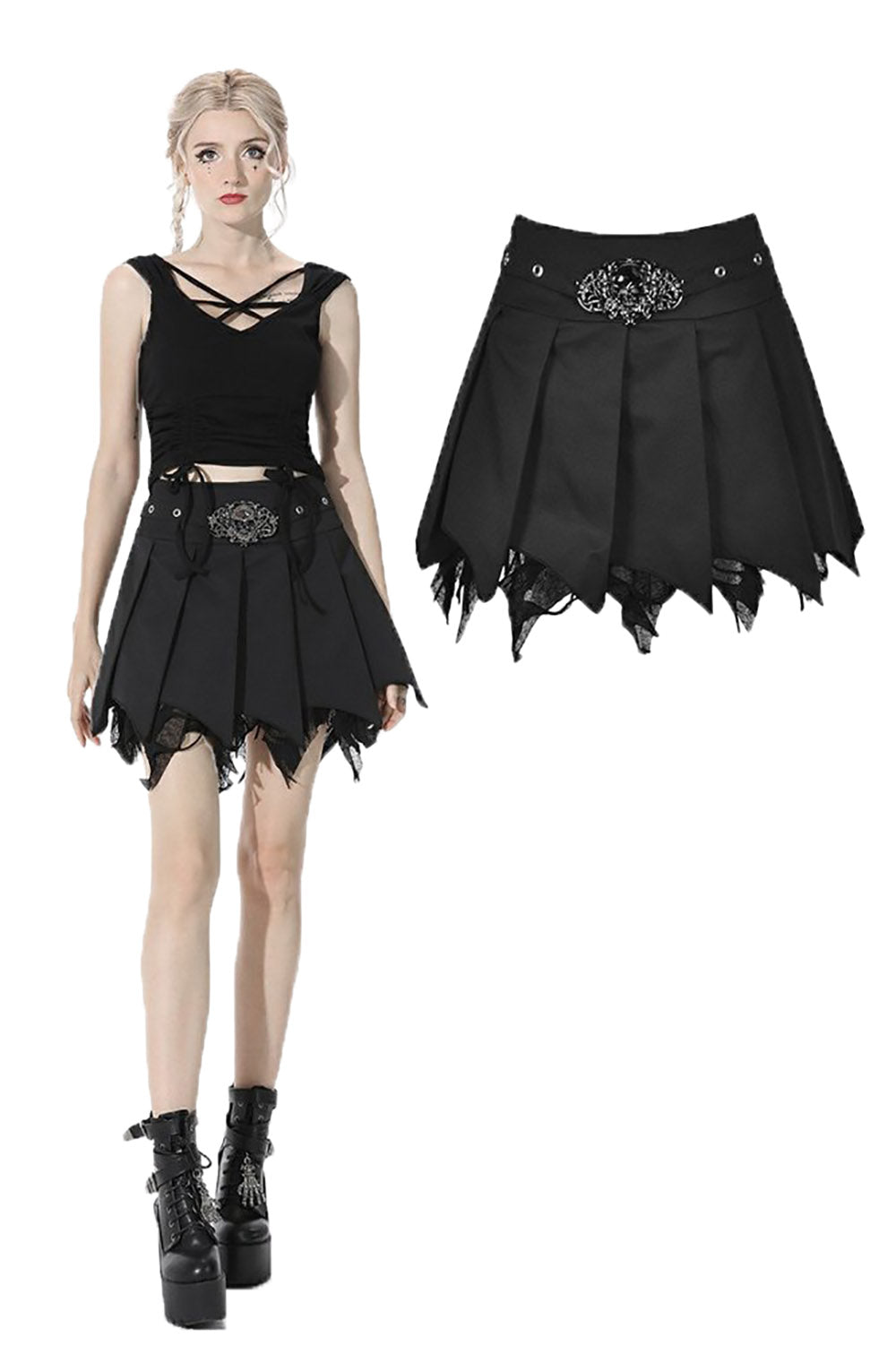 Witch Hunt Pleated Skirt