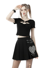 Wicked Wonderland Pleated Skirt