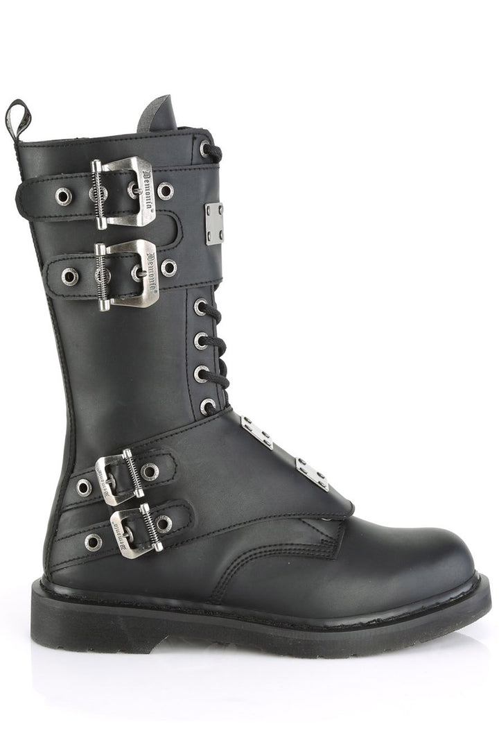 Monster BOLT-345 Boots [Black Vegan Leather]