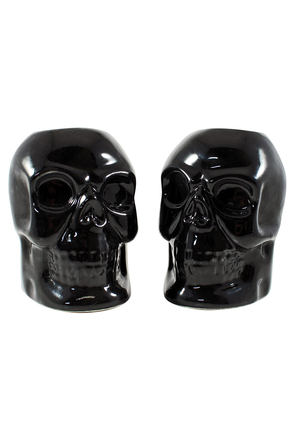 Skull Candlestick Holders [Black]