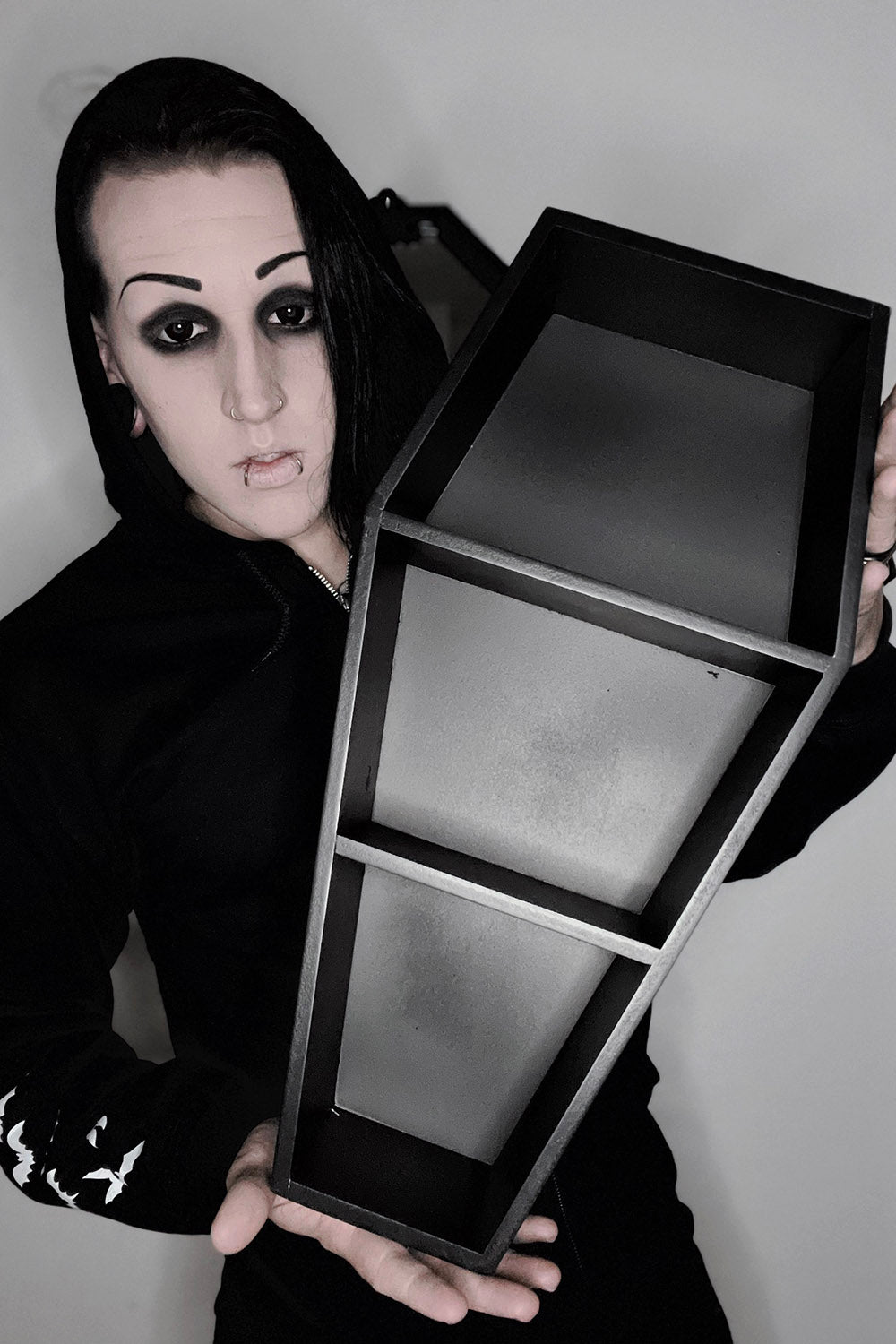 Deluxe Goth Coffin Shelf