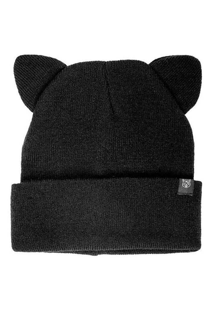 Sourpuss Cat Ears Knit Beanie Hat - VampireFreaks