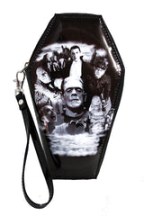 Monster Collage Coffin Wallet