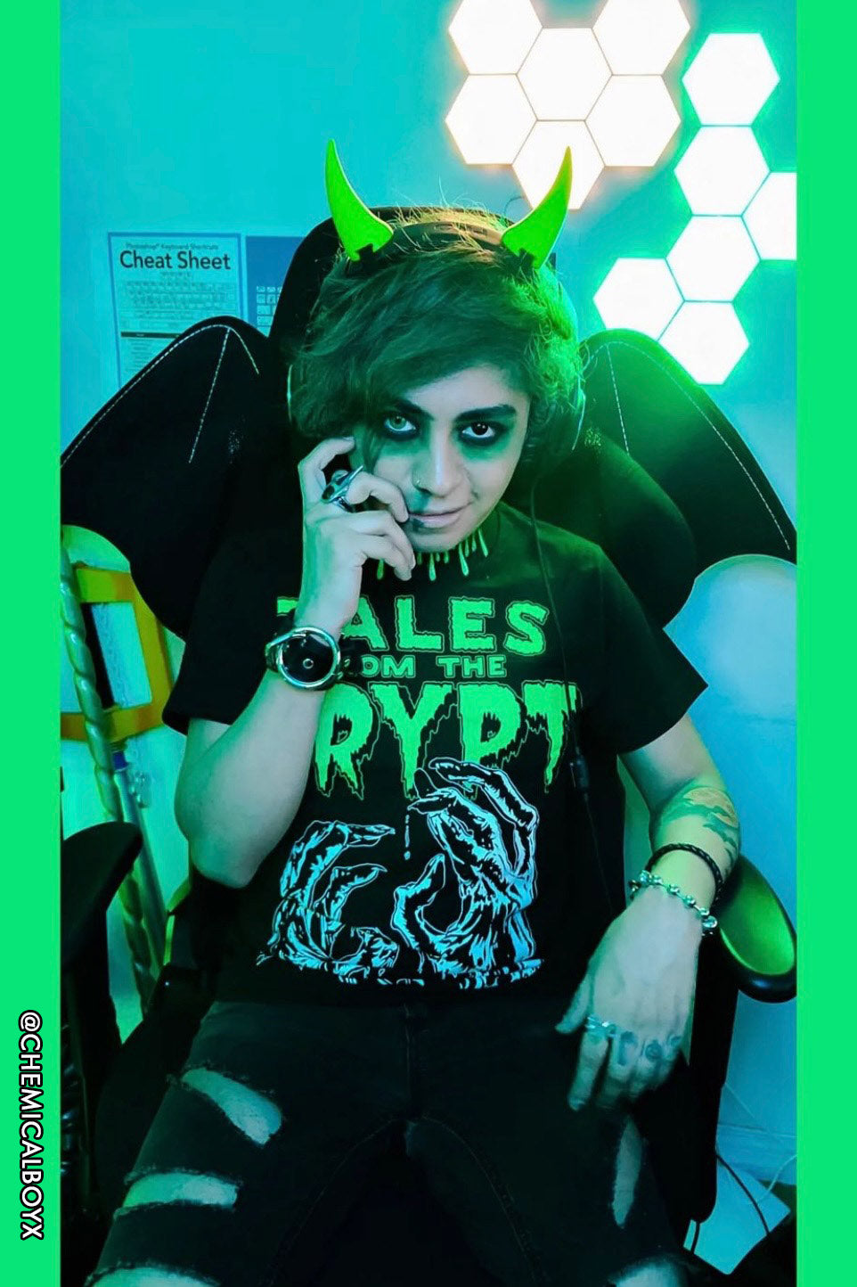 Zombie-Schleim-Halsband [Grün]