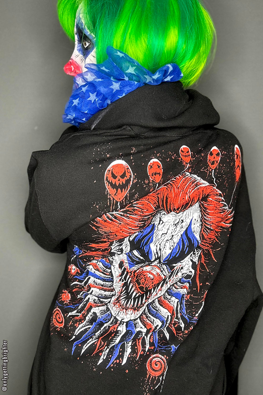 Killer Clowncore Hoodie [Zipper or Pullover]