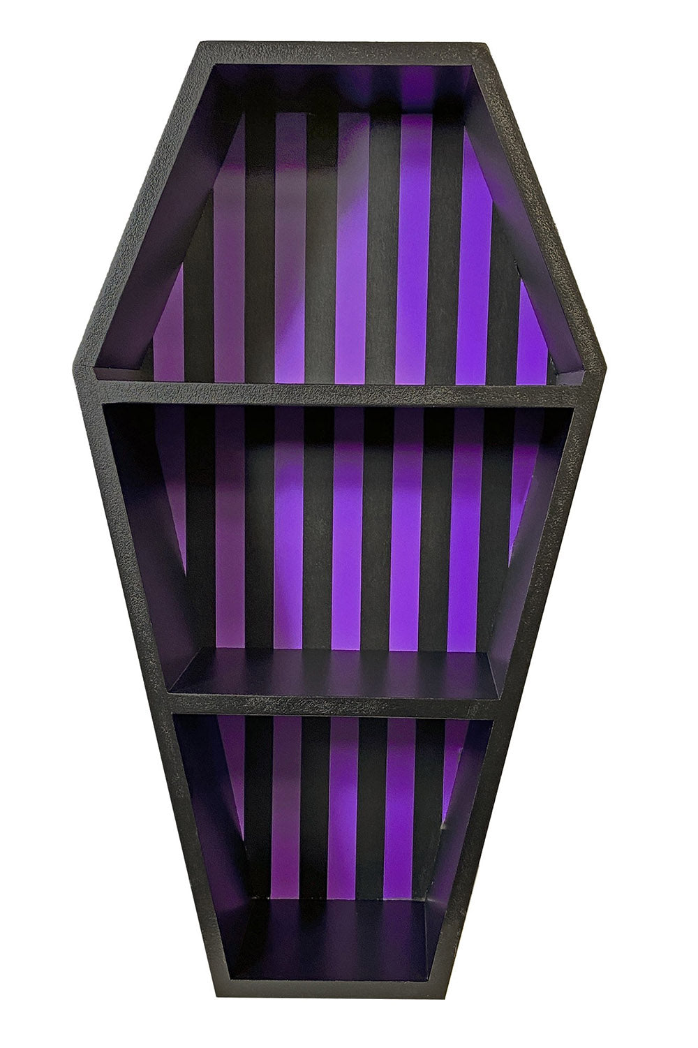 Striped Coffin Shelf [Purple/Black]
