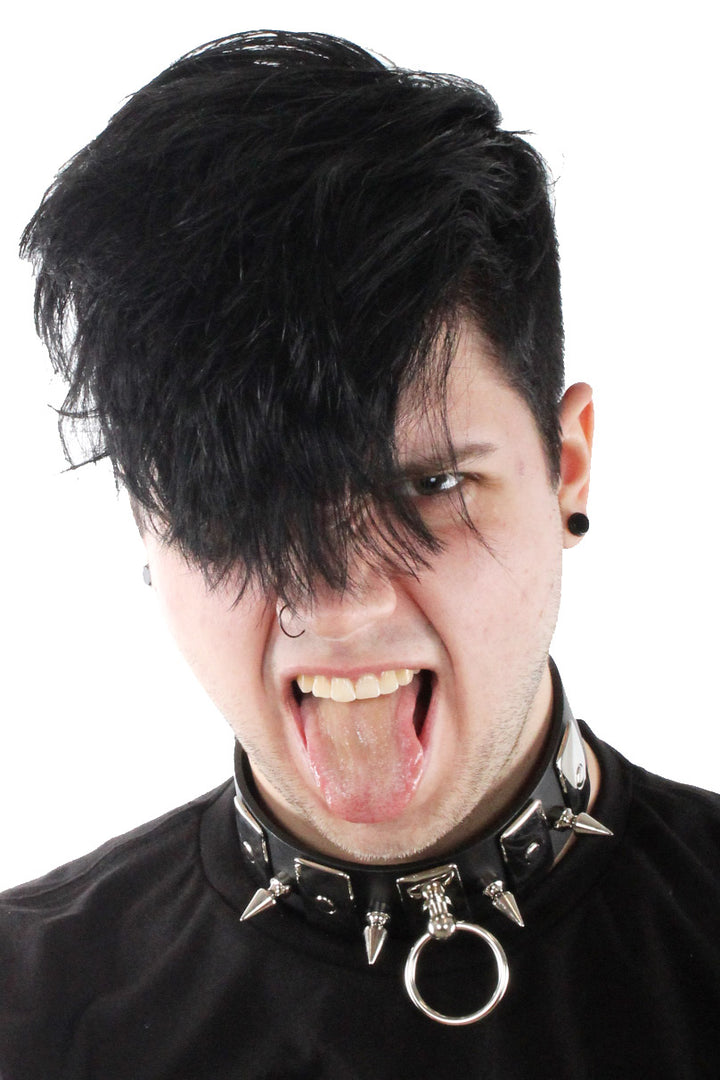 Plated Hate Spiked Choker