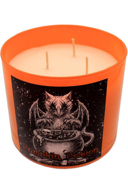Conjuring Cat Pumpkin Potion Candle