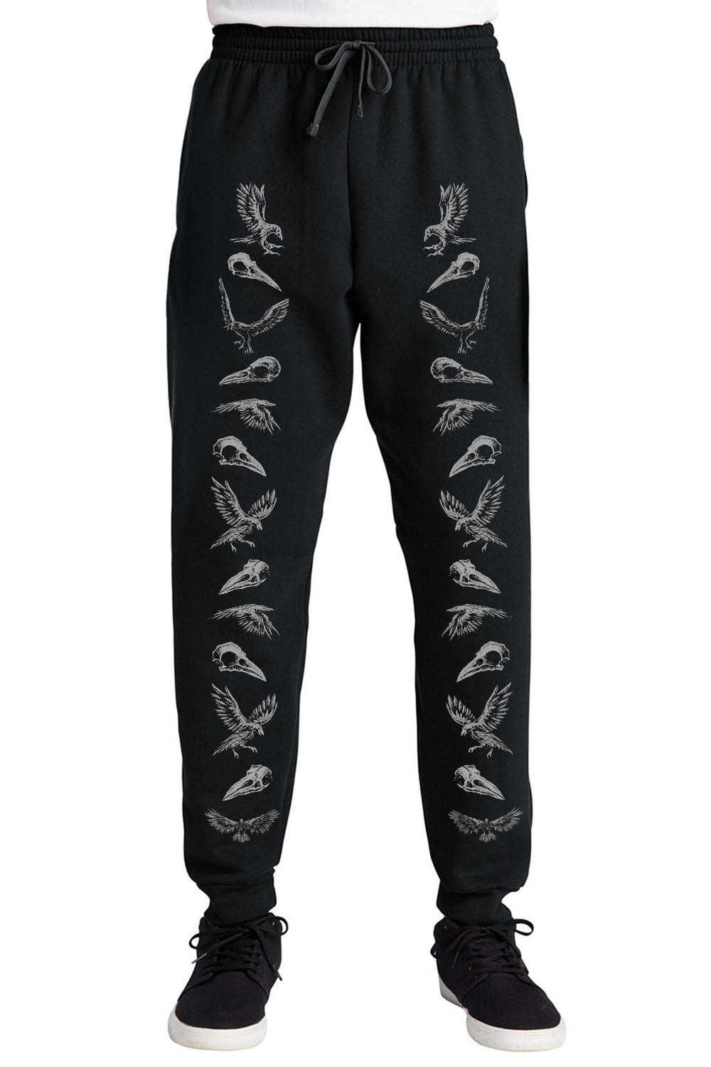 Poe's Raven Joggers [GRAY ASHES]