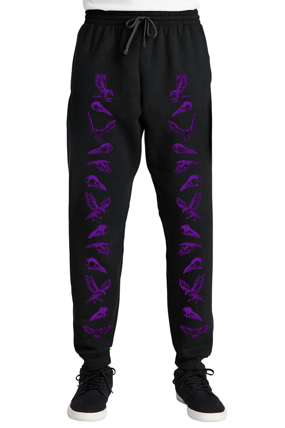 Nevermore Raven Joggers [PURPLE]