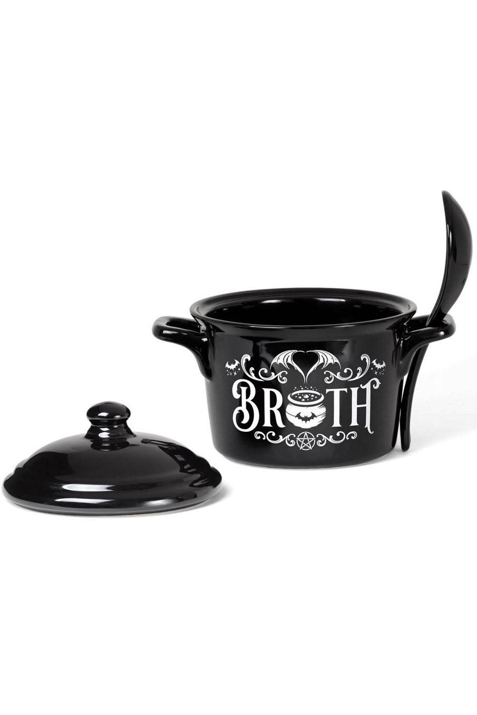 Alchemy Bat Broth Bowl & Spoon Set - VampireFreaks