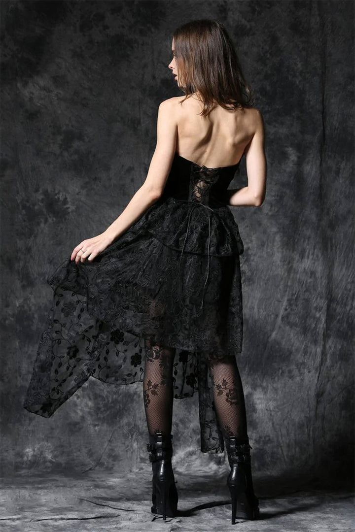 Black Ritual Velvet Dress