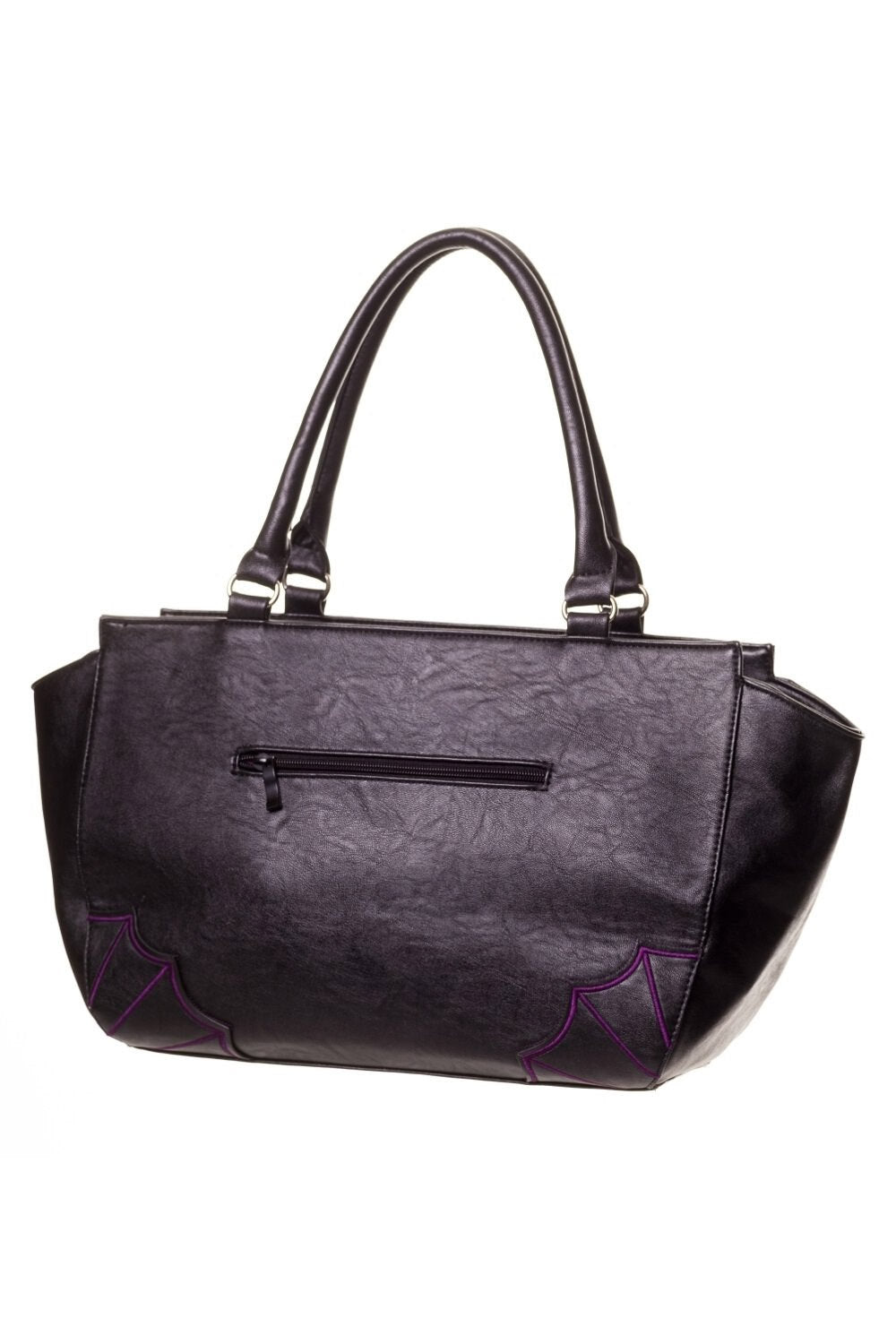 Night Flight Bat Handbag [BLACK/PURPLE]