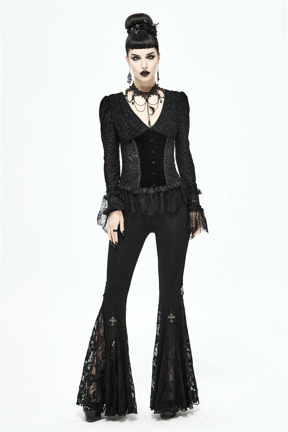 Vampire Gothic Schlaghosen