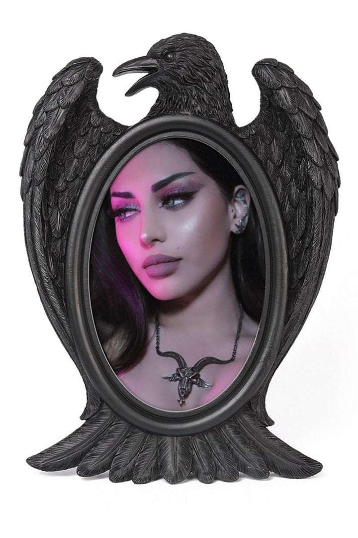 Alchemy Black Raven Mirror - VampireFreaks