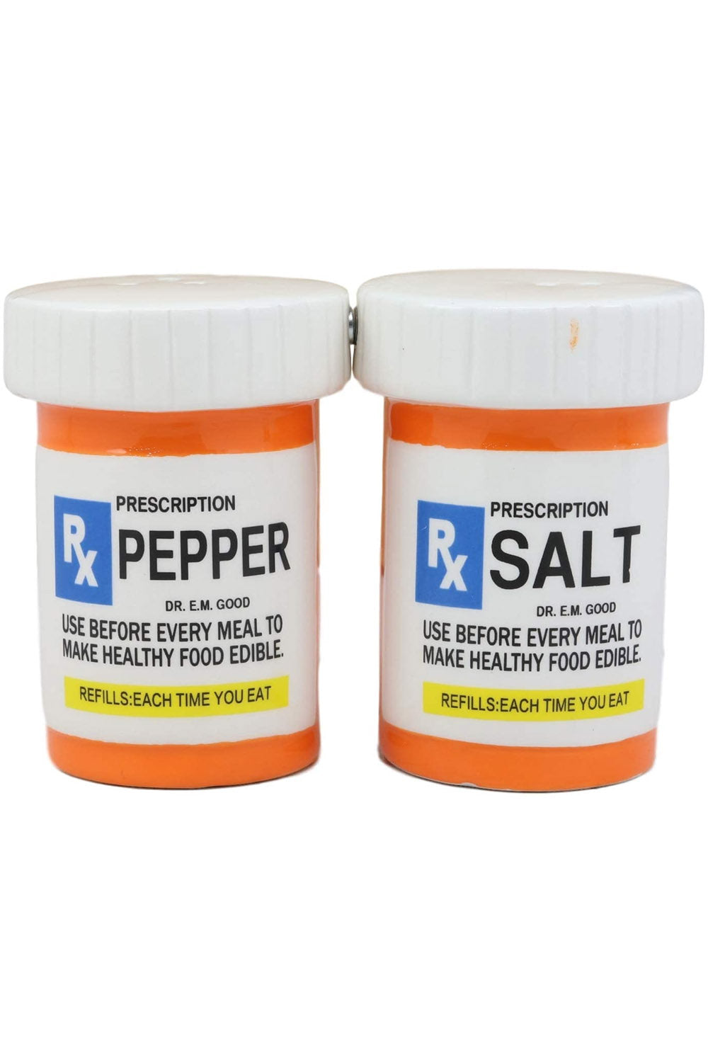 RX Pill Bottles Salt & Pepper Shakers