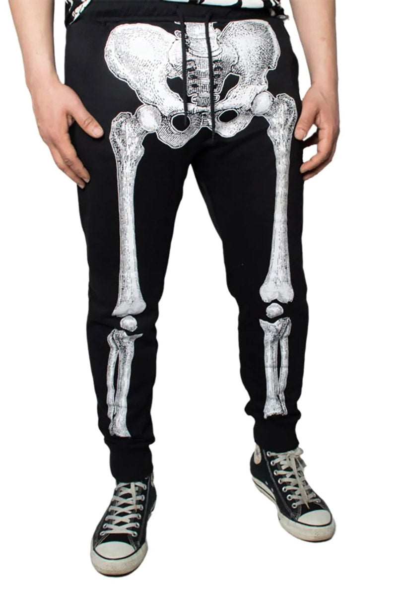 6X 30W Grey Acid cheapest Wash Jogger Sweatpants Skeleton Bones Stars Lounge Grunge Punk