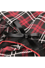 Punk Cupcake Plaid Skirt