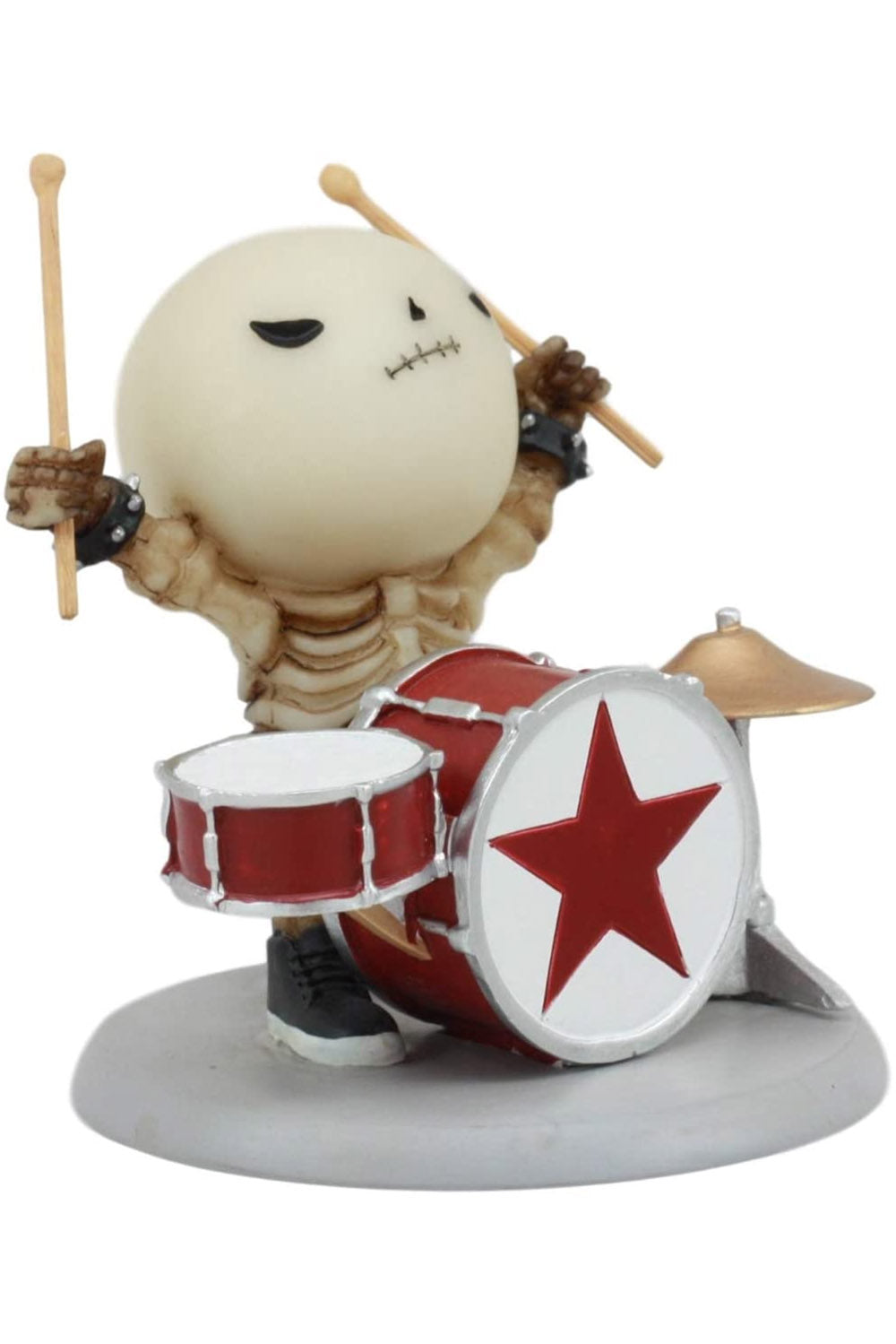 Rockstar Lucky on Drums Statue