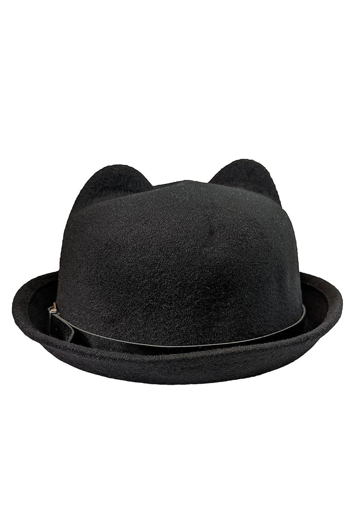 Kitty Ear Bowler Hat