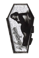 Vampira Silver Glitter Coffin Compact
