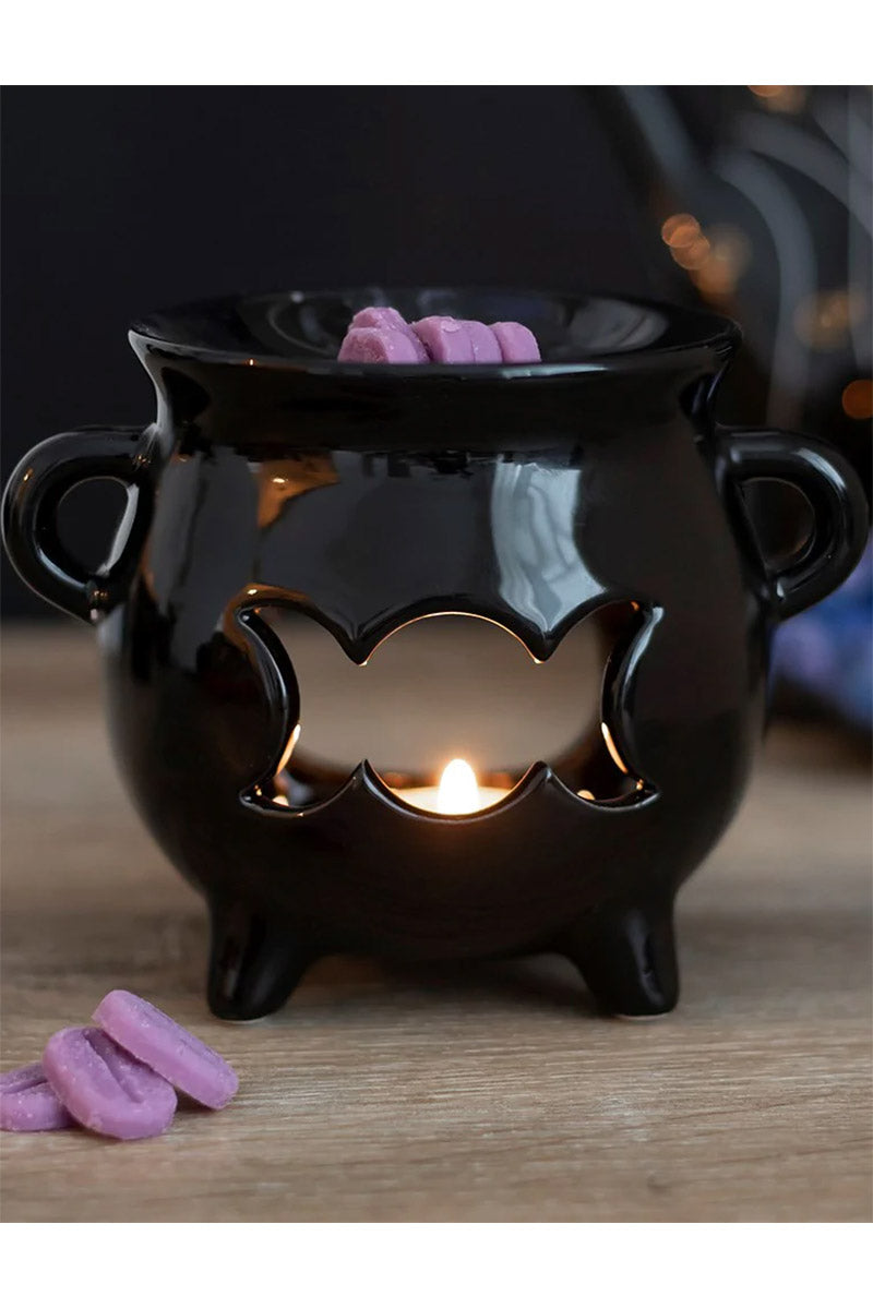 Triple Moon Cauldron Oil Burner
