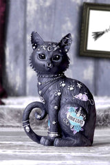 Estatua del gato de las nueve vidas
