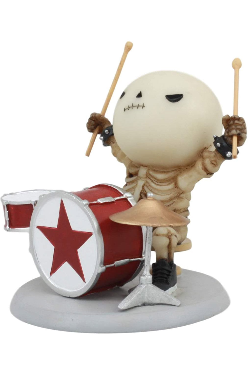 Rockstar Lucky on Drums Statue