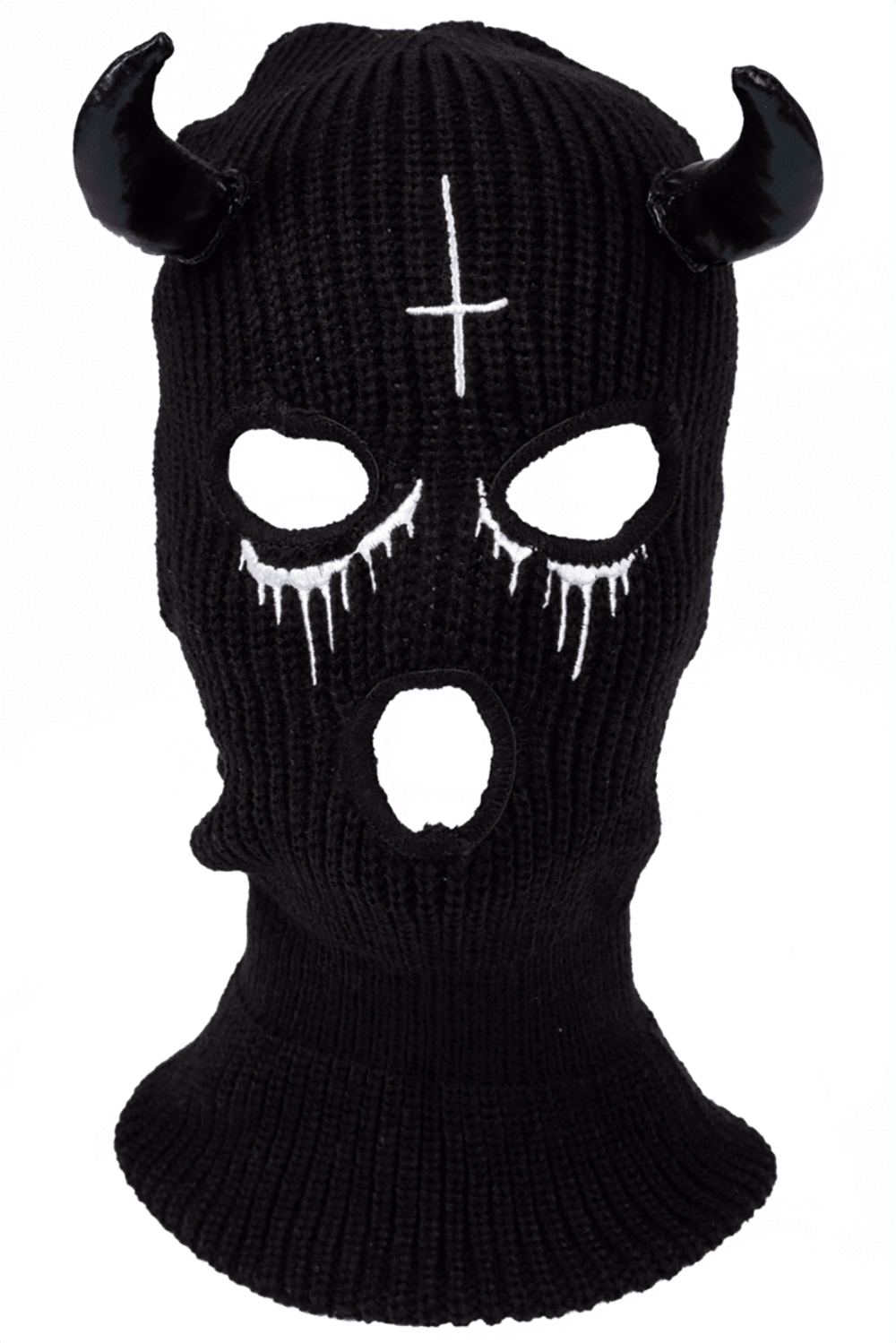 Too Fast Bloody Hell Embroidered Balaclava Ski Mask - VampireFreaks