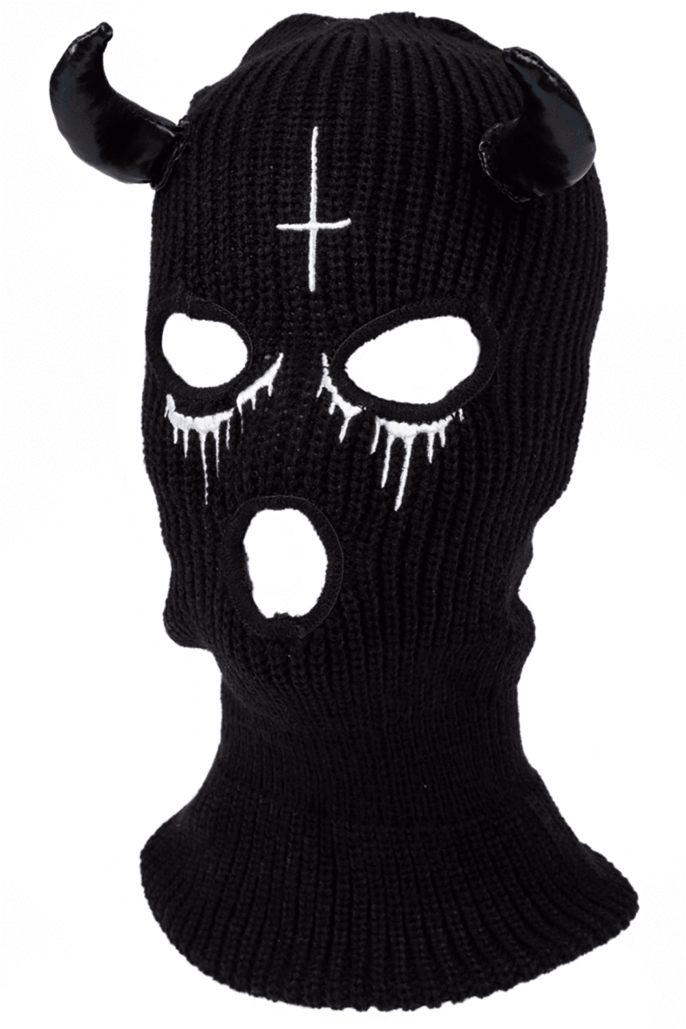 Too Fast Bloody Hell Embroidered Balaclava Ski Mask - VampireFreaks