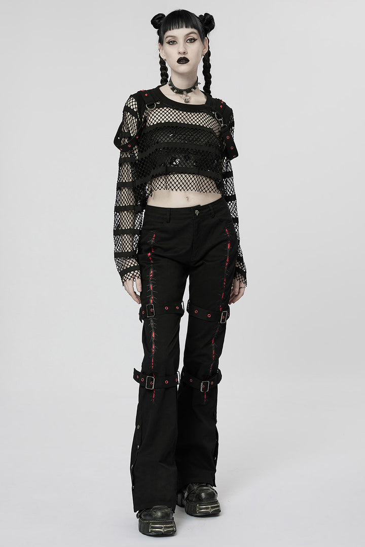 Ghost Blood Oversized Fishnet Top