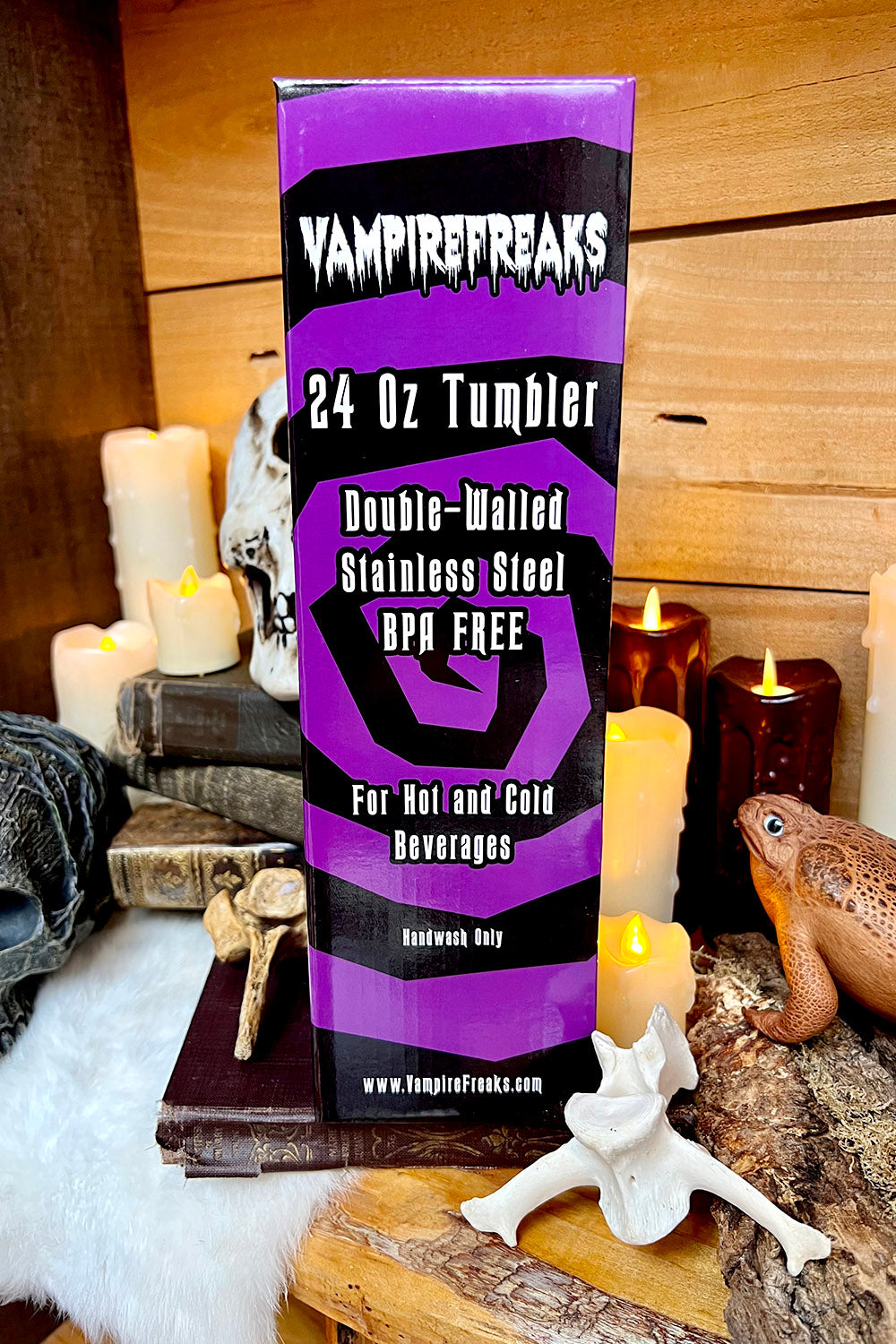 Nosferatu Cold Brew Tumbler with Straw — Housewares VampireFreaks