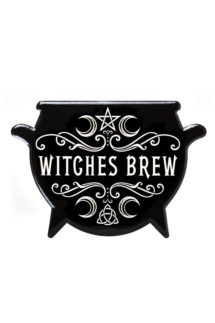 Witches Brew Cauldron Coaster Set