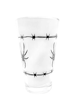 Barbed Wire Spider Pint Glass