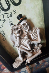 Life is Scary Find Your Boo Skeleton Wall Plaque