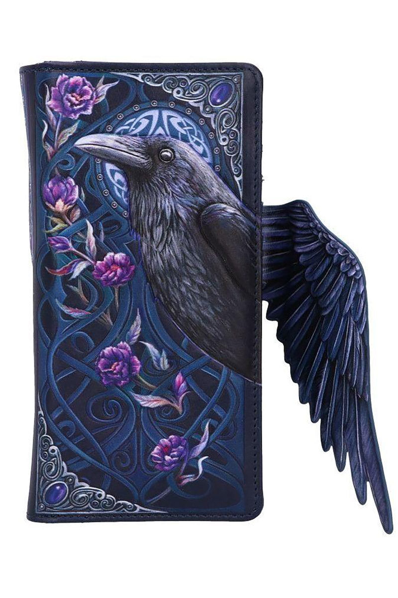 Ravens Flight Embossed Wallet