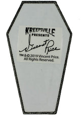 Vincent Price Skeleton Dance Coffin Patch