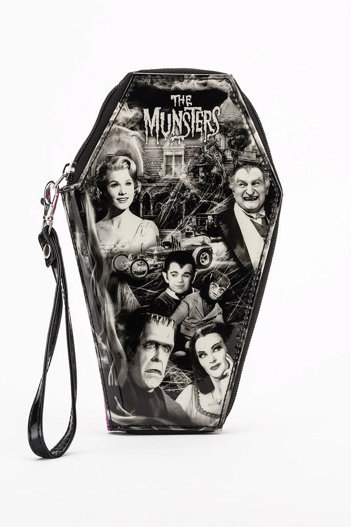 Glitter Ghouls Munsters Family Coffin Wallet