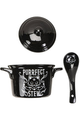 Purrfect Stew Bowl & Spoon Set