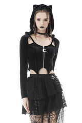 Scaredy Cat Crop Top