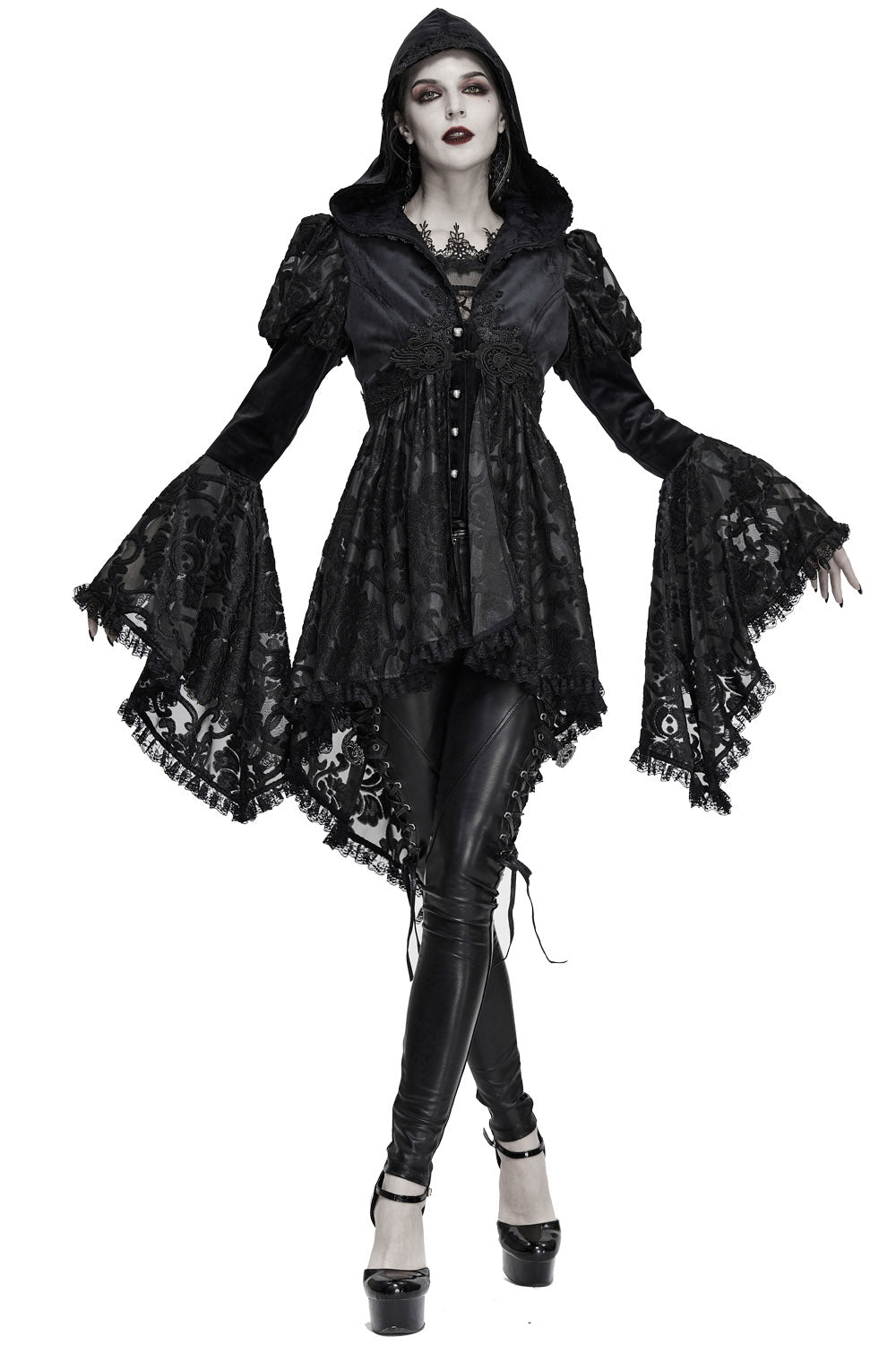 Witcheress Floral Lace Tailcoat