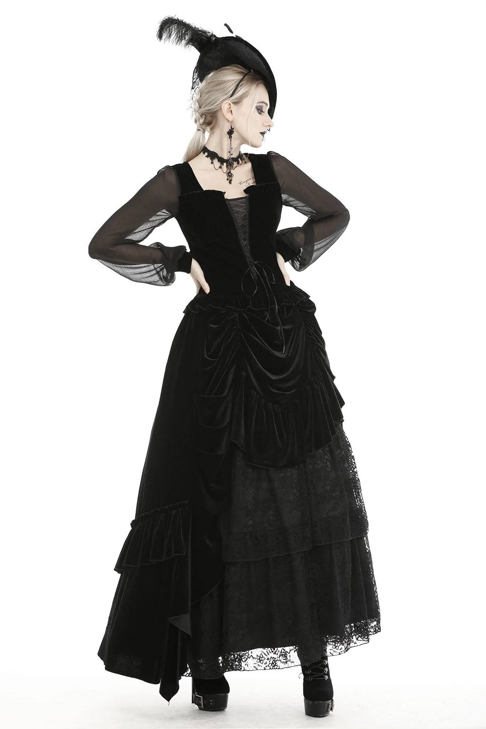 Midnight Moon Maxi Skirt
