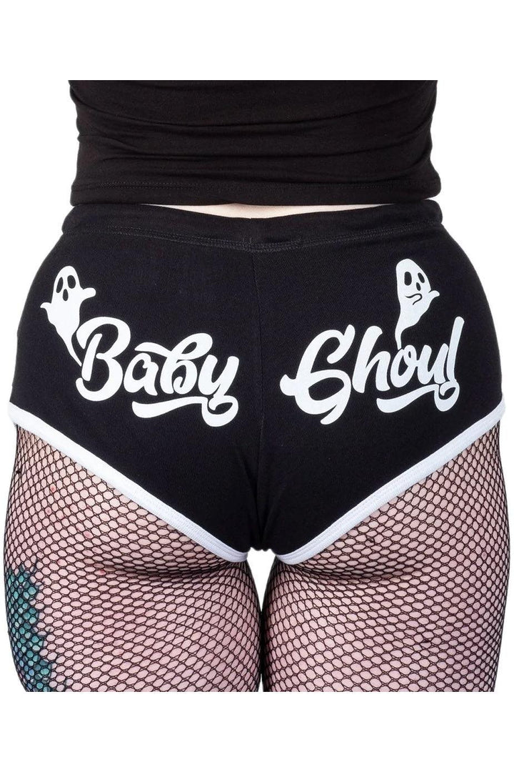 Too Fast Baby Ghoul Booty Shorts - VampireFreaks