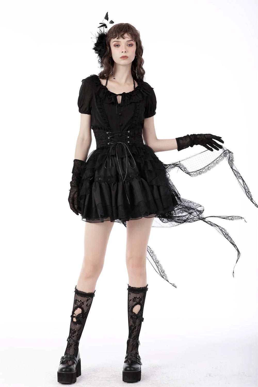 Black Ballet Corset Skirt