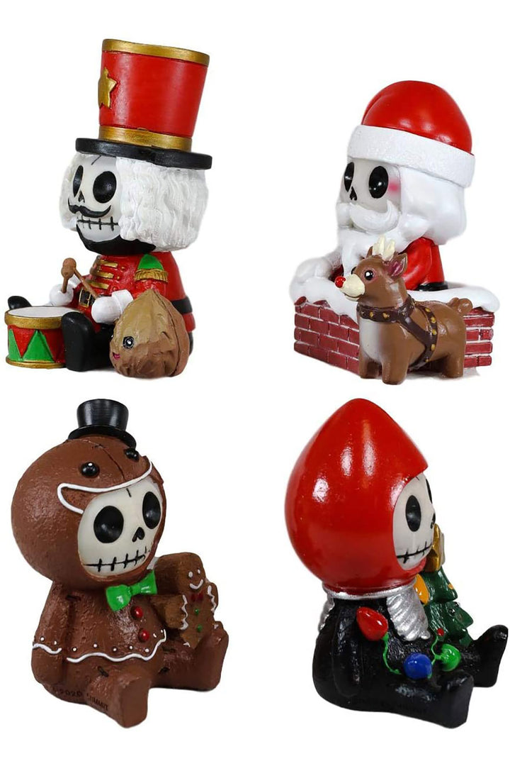 scary christmas toys statues 