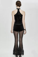 Zodiac Velvet Halter Top