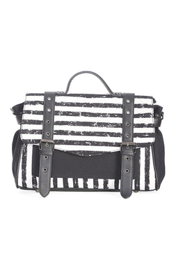 Spirit Summoner Striped Bag [BLACK/WHITE]