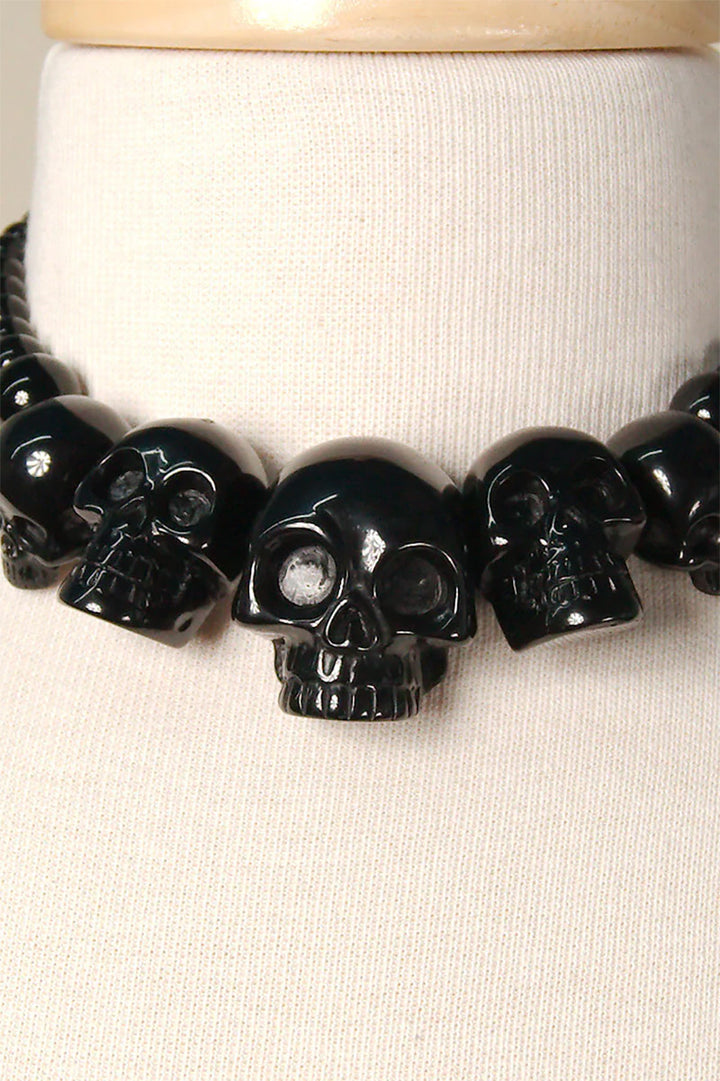 Skull Collection Necklace [BLACK]