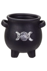 Triple Moon Cauldron Plant Pot