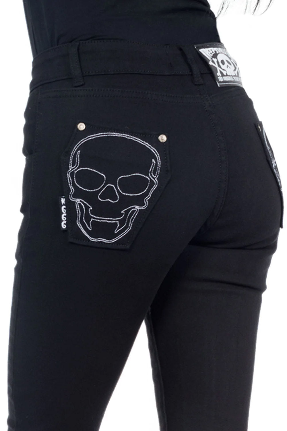 Skeleton Jeans [Unisex] [White Bone]